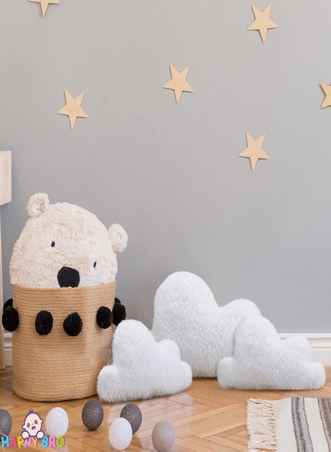 HAPPY BRO White Cloud Pillow Super Soft Plush Cushion Decorative Nursery & Kids Room Cute Baby Cushion & Soft Toy Gift - Image 4